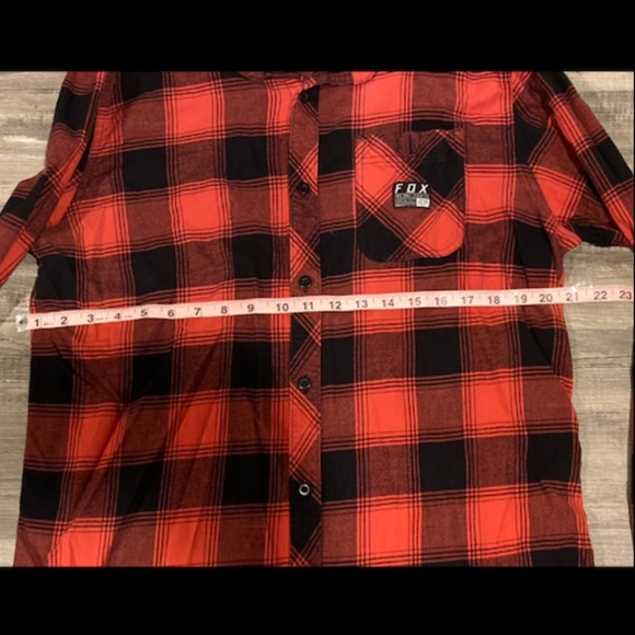 Fox Men’s flannel - Picture 8 of 8
